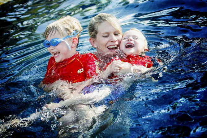 family fun time when play together  in a water, Krabi, Koh Yao family and kid photographer 