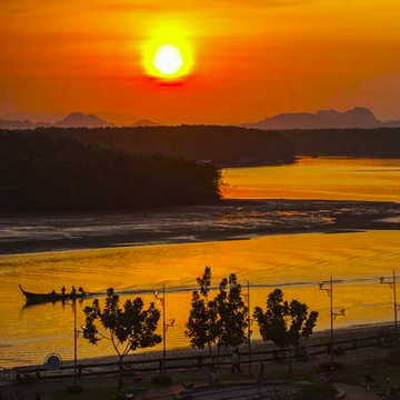 sunrise at krabi town- photograph by krabi photographer